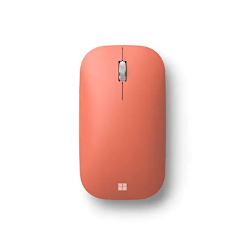 Microsoft Mobile Mouse - Peach. Comfortable Right/Left Hand Use with Metal Scroll Wheel, Wireless, Bluetooth for PC/Laptop/Desktop, works with Mac/Windows 8/10/11 Computers thumbnail 2