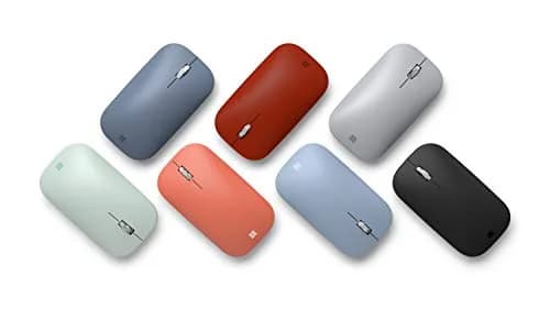 Microsoft Mobile Mouse - Peach. Comfortable Right/Left Hand Use with Metal Scroll Wheel, Wireless, Bluetooth for PC/Laptop/Desktop, works with Mac/Windows 8/10/11 Computers thumbnail 3