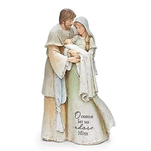 Roman Figurine Holy Family Heavenly Bless 9 inch | Multicolor, Collectible, Christmas Decor thumbnail 1