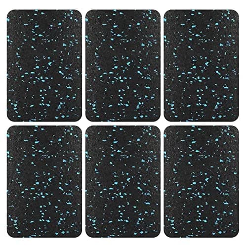 BestXD Rubber Exercise Equipment Mat Pads, 6-Pack | Anti-Vibration Support for Home Gym (70-120 chars) thumbnail 3