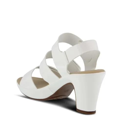 PATRIZIA Triodee Sandals for Women - White Patent Platform 10.5-11 | Adjustable Straps Slip-On thumbnail 12