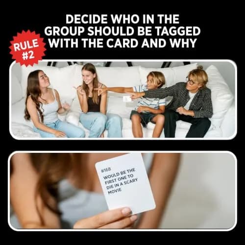 DSS Games Who's Most Likely To... Kinda Clean Edition | Family Card Game | Ages 14+ thumbnail 6