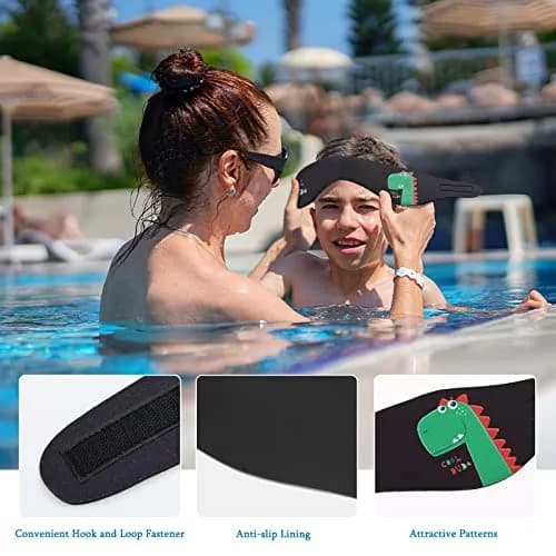 HeySplash Kids Swim Headband, Neoprene Ear Protection Band Keep Water Out for 4-9 Years thumbnail 5