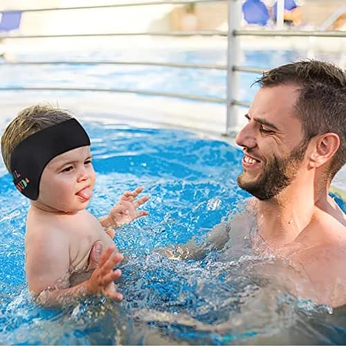 HeySplash Kids Swim Headband, Neoprene Ear Protection Band Keep Water Out for 4-9 Years thumbnail 7