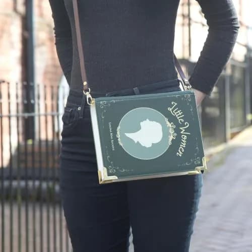 Well Read Crossbody Purse for Book Lovers - Vegan Leather, Large | Inspired by Little Women thumbnail 6