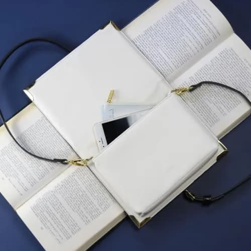 Well Read Alice in Wonderland Large Book Themed Purse for Literary Lovers – Handbag & Crossbody Bag, Faux Leather, 25x19x5cm thumbnail 7