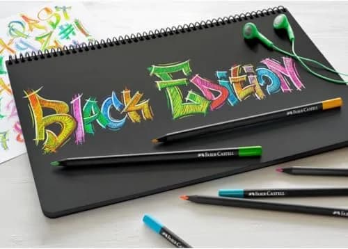 Faber-Castell Black Edition Colored Pencils, Classic (12 Count) | FSC Certified Wood thumbnail 8