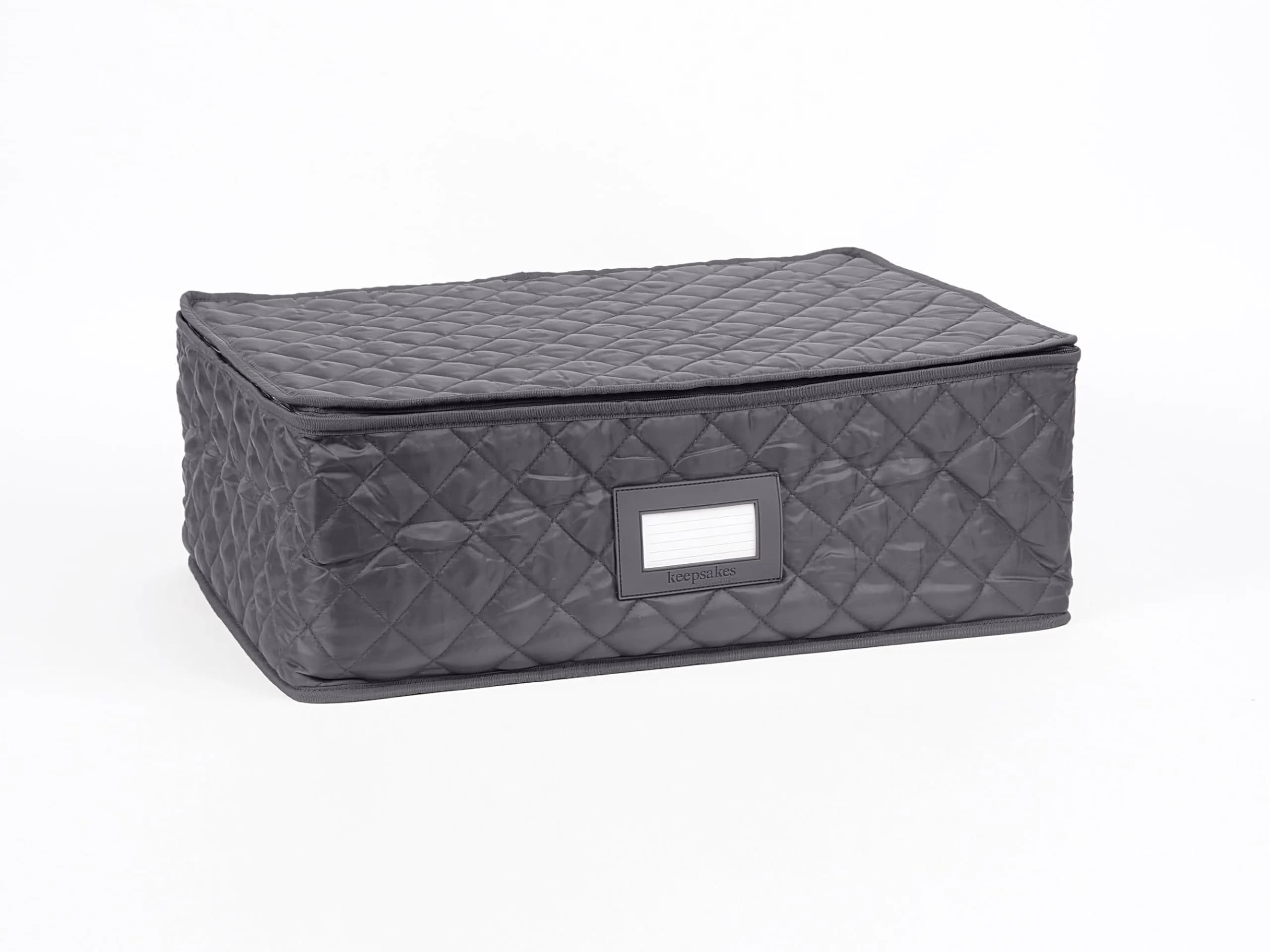 Covermates Keepsakes Storage Box 19.25W x 13D x 6.5H | Padded, Dust-Free, ID Window - main product image