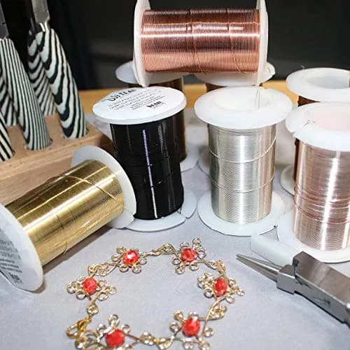 The Beadsmith Copper Jewelry Wire 20 Gauge (0.81 mm) Gold Color, 15 Yd (13.72 m) | Tarnish-Resistant Craft Wire for Jewelry Making thumbnail 5