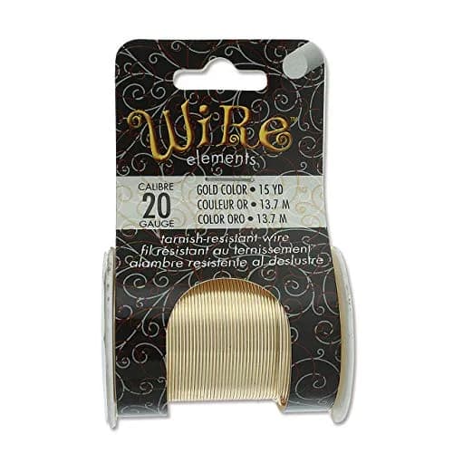 The Beadsmith Copper Jewelry Wire 20 Gauge (0.81 mm) Gold Color, 15 Yd (13.72 m) | Tarnish-Resistant Craft Wire for Jewelry Making thumbnail 7