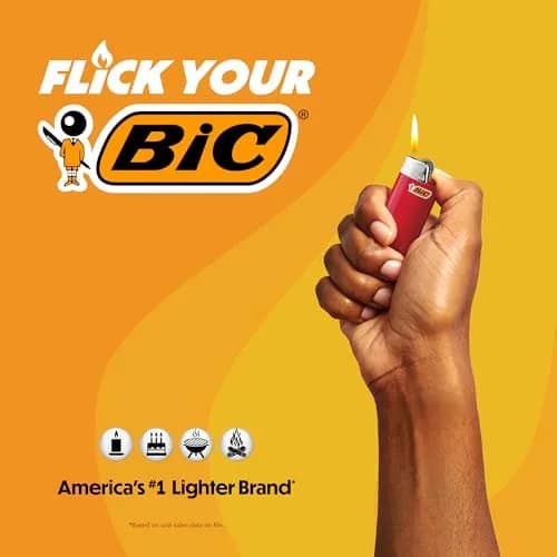 BIC Maxi Pocket Lighter Special Edition Marble Collection 8 Pack | Unique Marble Designs, Reliable & Stylish thumbnail 9