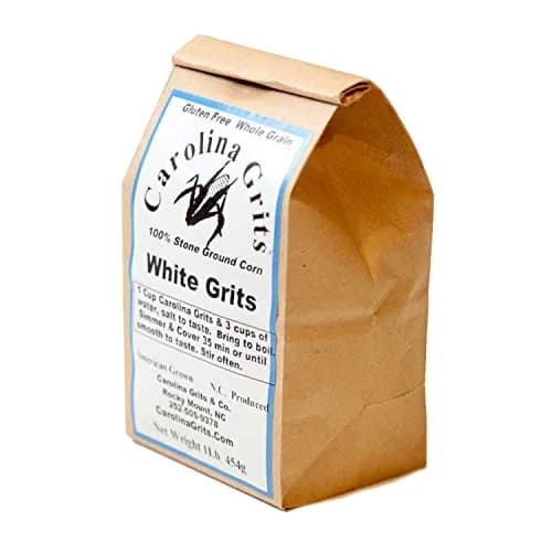 CAROLINA GRITS White Whole Grain Grits 16oz | Gluten Free, Non-GMO, Stone Ground thumbnail 2