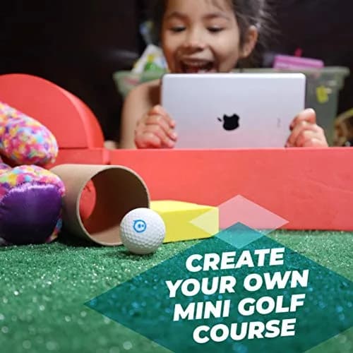 Sphero Mini Golf (White) - Coding Robot Ball - Educational Coding & Gaming for Kids & Teens - Bluetooth Connectivity - Interactive & Fun Learning for Ages 8+ thumbnail 5