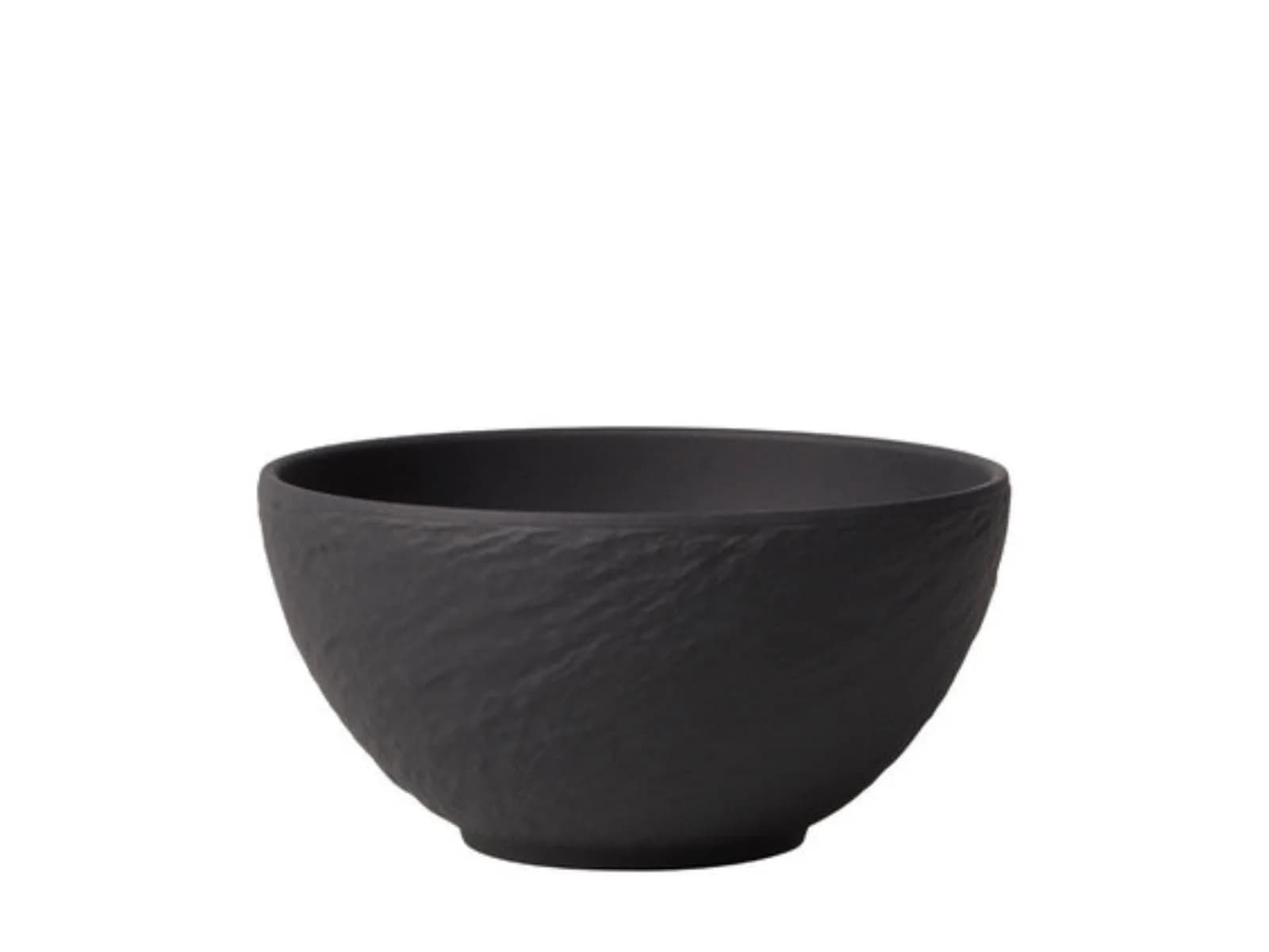 Villeroy & Boch Manufacture Rock, Modern Bowl for Finger Food and Dips | Premium Porcelain, Dishwasher Safe, Black - main product image
