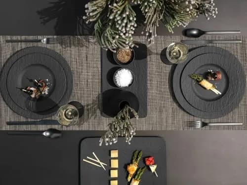 Villeroy & Boch Manufacture Rock, Modern Bowl for Finger Food and Dips | Premium Porcelain, Dishwasher Safe, Black thumbnail 4