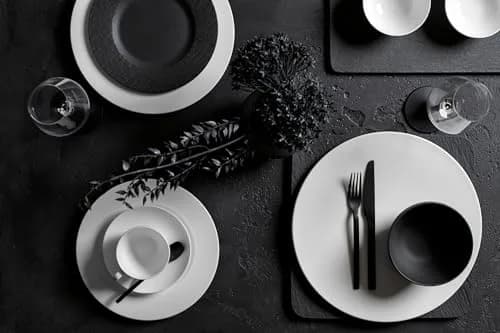 Villeroy & Boch Manufacture Rock, Modern Bowl for Finger Food and Dips | Premium Porcelain, Dishwasher Safe, Black thumbnail 7