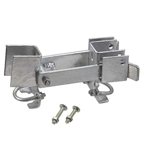 Plum Fittings Chain Link Fence Double Gate Latch 1 3/8" | Heavy-Duty Rust-Resistant Gate Lock thumbnail 1