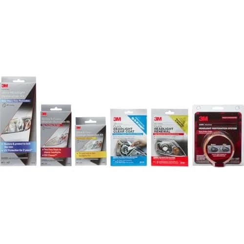 3M Headlight Restoration Kit with Clear Coat Wipes, Sanding Discs & Foam Pad | 1 Kit thumbnail 4