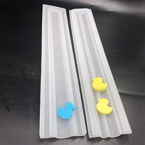 MoldFun Little Rubber Duck Shaped Long Tube Silicone Mold | Handmade Candle Mold Embed Soap Making Supplies thumbnail 3