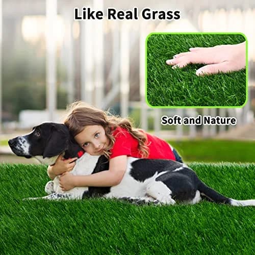 PICK FOR LIFE Reusable Dog Potty Training Grass Pad 80cm x 100cm (31.5in x 39.3in) | Fast-Drain, Easy-Clean Artificial Turf thumbnail 4