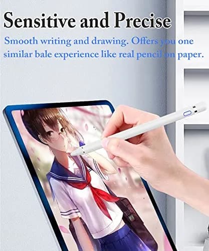 DOGAIN Active Stylus Pen White 17.8cm (7in) | Precision Digital Art & Writing for All Touchscreens thumbnail 3