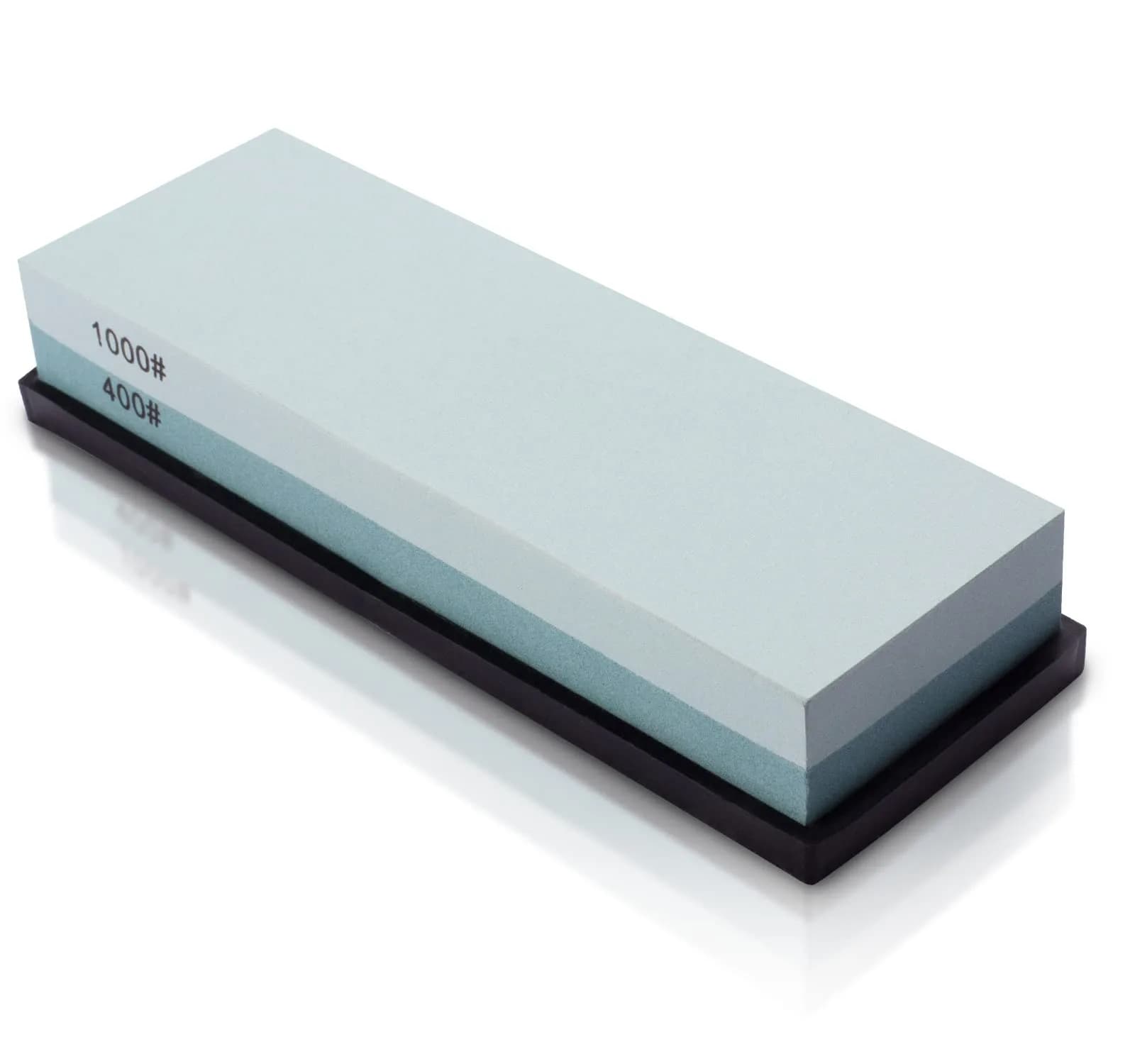 MIDO PROFESSIONAL ABRASIVE Knife Sharpening Stone 400/1000 Grit 1.46 lb (0.68 kg) | Dual-Sided Whetstone for Kitchen Knives