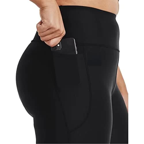 Under Armour Women's Tech High Rise Leggings Black LG | Moisture-Wicking & 4-Way Stretch thumbnail 5