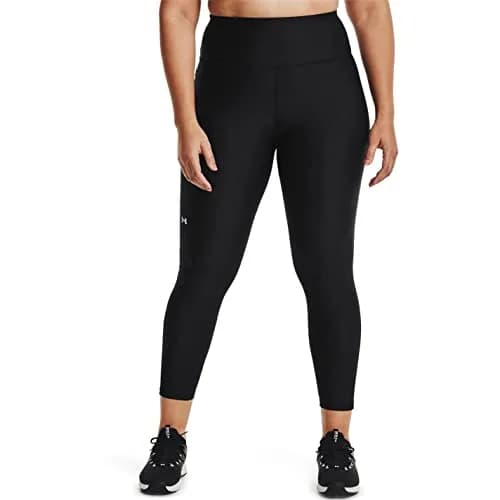 Under Armour Women's Tech High Rise Leggings Black LG | Moisture-Wicking & 4-Way Stretch thumbnail 2