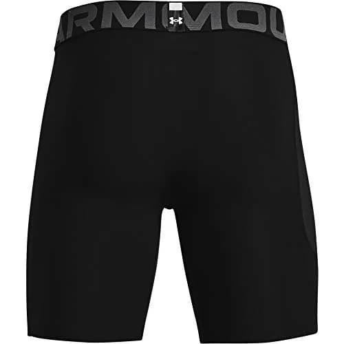 Under Armour Men's Armour HeatGear Compression Shorts Black MD | 15cm (6"inseam) thumbnail 3