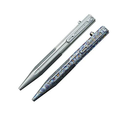 Hamans Bolt Action Pen Titanium Ballpoint Pen 120mm | Compact, Refillable, Multicolored thumbnail 5