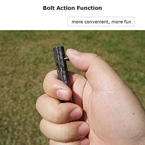 Hamans Bolt Action Pen Titanium Ballpoint Pen 120mm | Compact, Refillable, Multicolored thumbnail 3