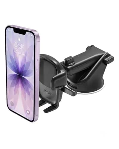 iOttie Easy One Touch 5 Signature Dashboard & Windshield Car Mount Phone Holder with Telescopic Arm, 20.3 cm (8 inches) Extension | Secure Grip for Smartphones thumbnail 1