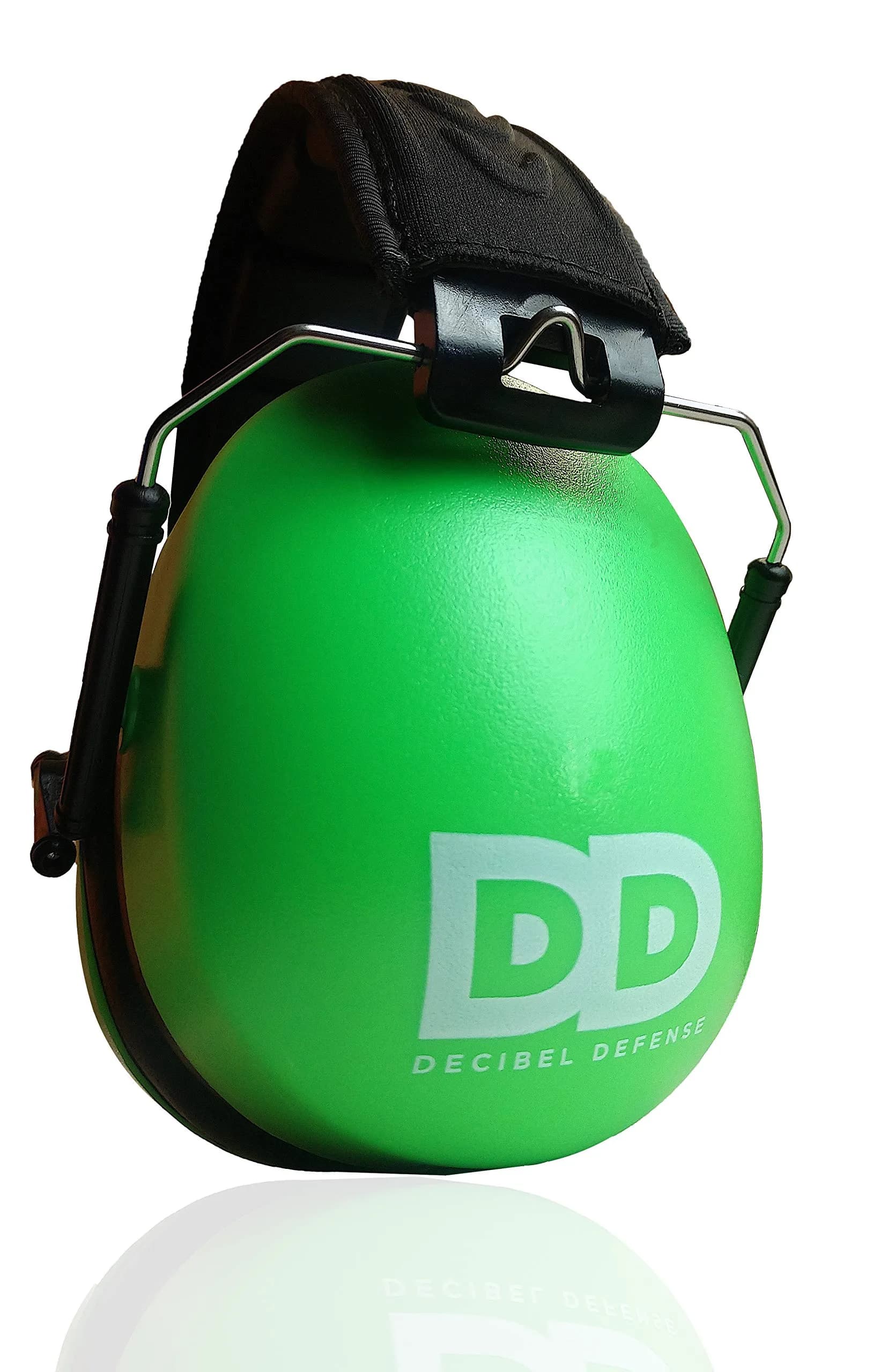 DECIBEL DEFENSE Ear Protection 37 dB NRR Safety Green | Industry-Leading Noise Reduction