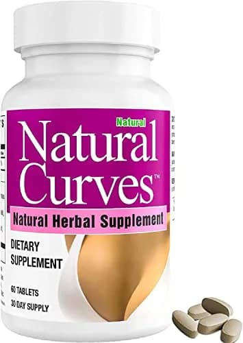 Natural Curves Breast Enhancement Pills Estrogen Support Vegan Non-GMO 60ct | Supports Fuller, Firmer Bust in 30 Days thumbnail 3