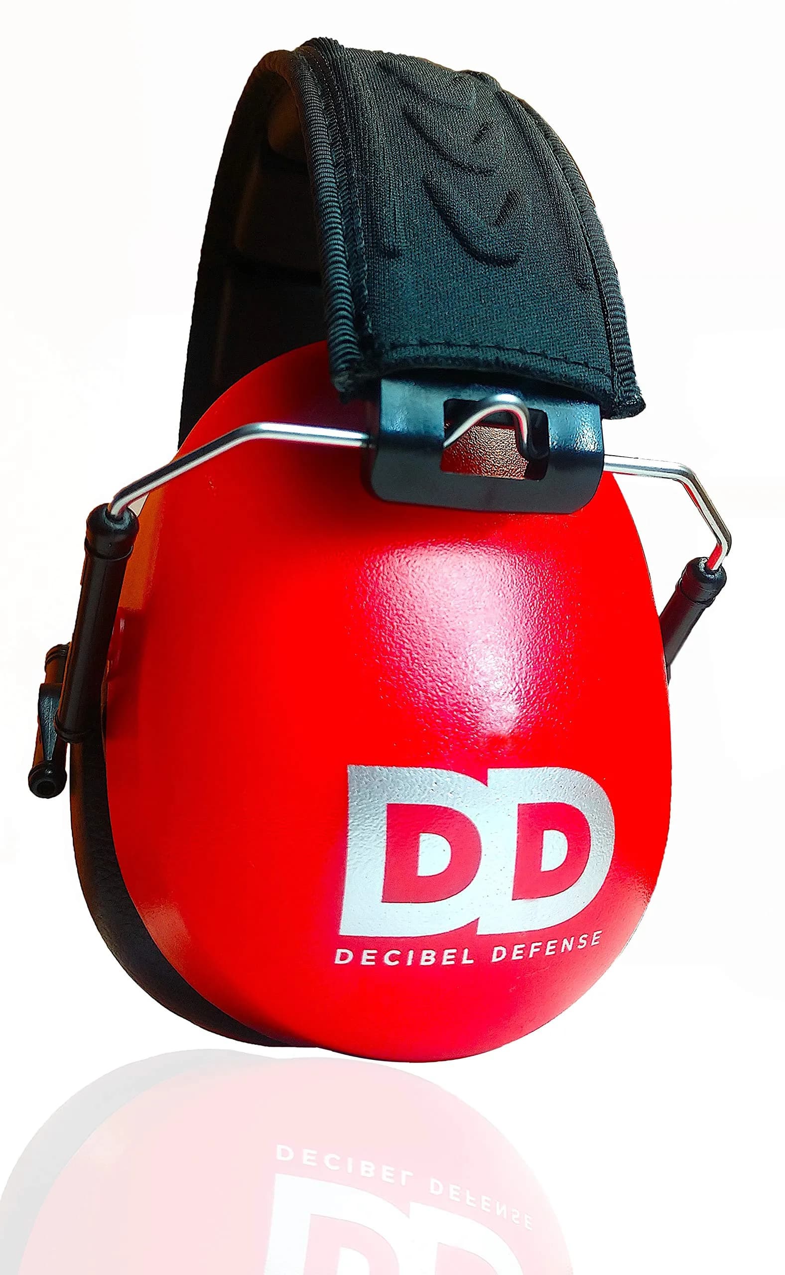 DECIBEL DEFENSE Ear Protection 37 dB NRR Safety Red | Industry-Leading Noise Reduction