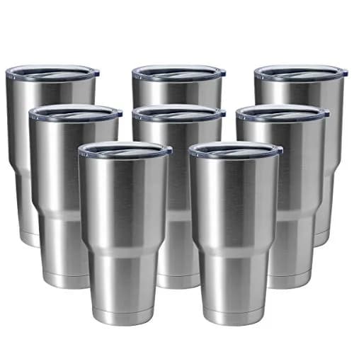 HASLE OUTFITTERS 30oz (850ml) Stainless Steel Tumbler Gift Set | Double Wall Vacuum Insulated Travel Mug thumbnail 1