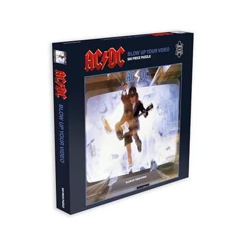 RockSaws AC/DC Blow Up Your Video 500 Piece Jigsaw Puzzle | Classic Rock Music Memorabilia (16 x 16 in) thumbnail 1