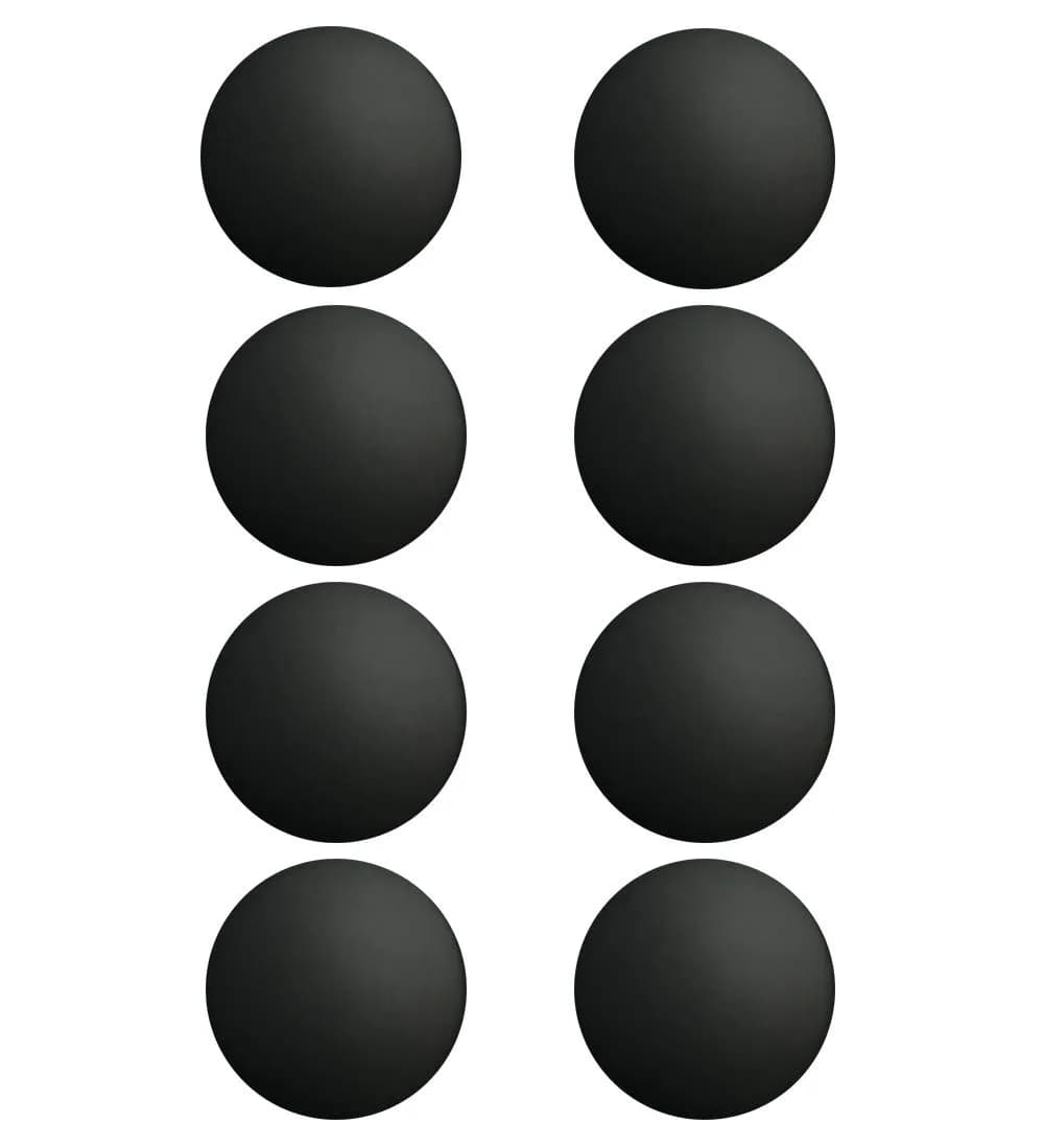 UOTOO Laptop Rubber Feet 0.7 inch Diameter | Non-Slip Replacement Bottom Case Feet for MacBook Pro/Air Shell Cover (8 Pcs, Black) - main product image