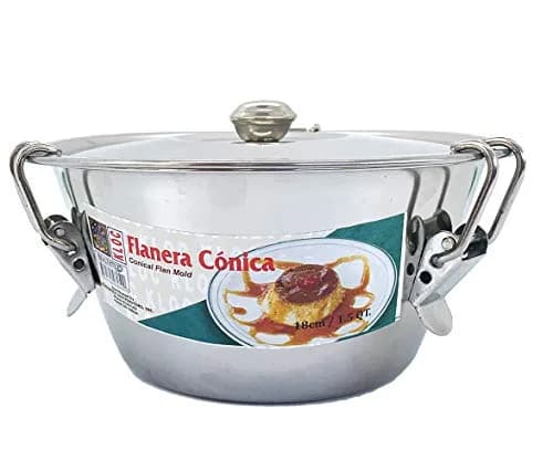Kloc Flanera Conica Mold Stainless Steel 18cm | 1.5 QT Oven Safe & Durable thumbnail 1
