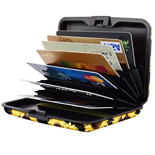 Coco Rossi RFID Aluminum Credit Card Holder Small Mini Wallet Women | Slim & Secure thumbnail 4