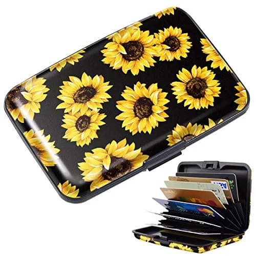 Coco Rossi RFID Aluminum Credit Card Holder Small Mini Wallet Women | Slim & Secure thumbnail 2
