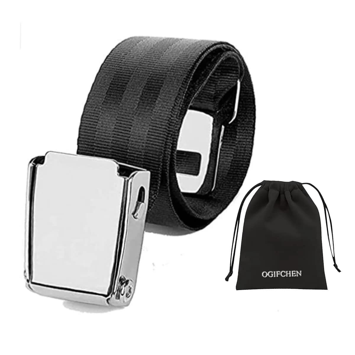 NANQUAN Adjustable 7-31" Airplane Seat Belt Extender | Universal Fit for All Airlines in US Except Southwest