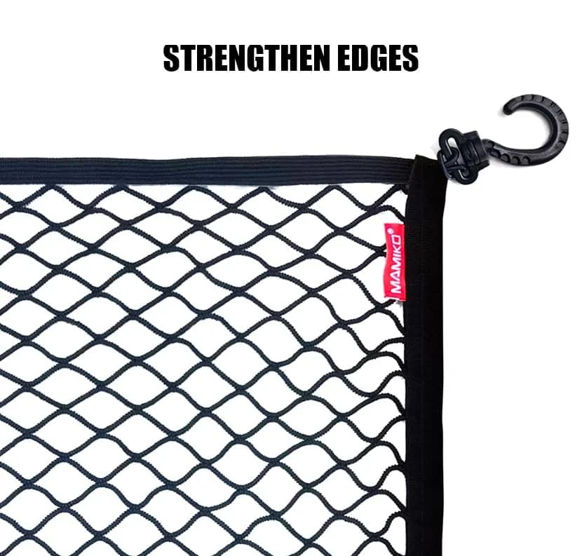 Mamiko Cargo Net for Utility Folding Wagon 24"X35.5"to 47"×71" | Heavy-Duty Elastic Nylon for Garden & Camping thumbnail 7