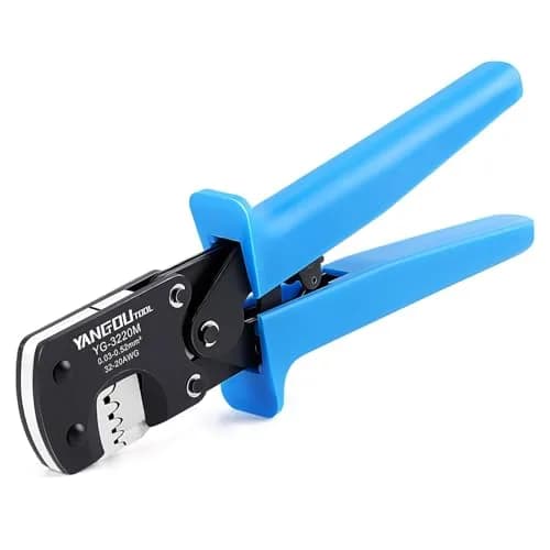 Yangoutool Micro Molex Crimper: 32-20AWG (0.03-0.52mm²) | Compatible with Molex, JST, JAE, D-Sub, Precision Crimping Tool thumbnail 1