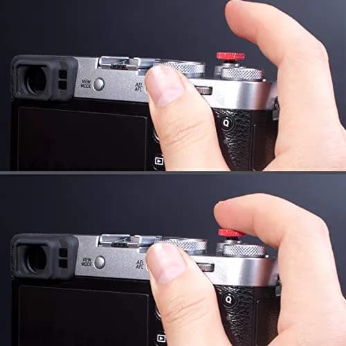 VKO Metal Soft Shutter Release Button Red (2-Pack) | Compatible with Standard Threaded Shutter Sockets thumbnail 5
