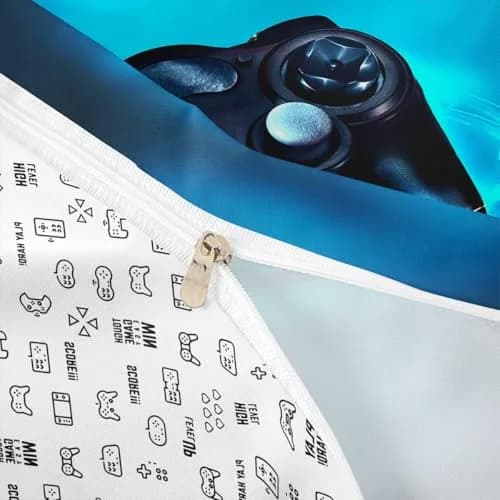 Feelyou Gamer Bedding Set Queen Size 183cm x 183cm (72"x72") | Modern Video Game Theme thumbnail 6