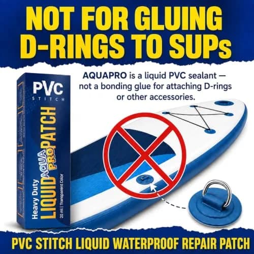 PVC Stitch AquaPro Liquid Patch Waterproof Repair Kit 20ml (0.67 Fl Oz) | For Inflatables, Pools, Hot Tubs & Gear thumbnail 6