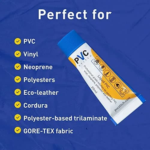 PVC Stitch AquaPro Liquid Patch Waterproof Repair Kit 20ml (0.67 Fl Oz) | For Inflatables, Pools, Hot Tubs & Gear thumbnail 8
