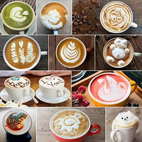 Adorever Matte Black 600ml (20oz) Milk Frothing Pitcher with Latte Art Pen | Perfect for Home Baristas thumbnail 8