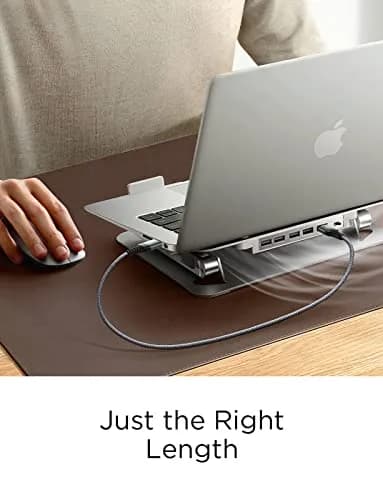 AINOPE USB to USB Cable 1.5FT | SuperSpeed Data Transfer, Compatible with External Hard Drives & Peripherals thumbnail 6